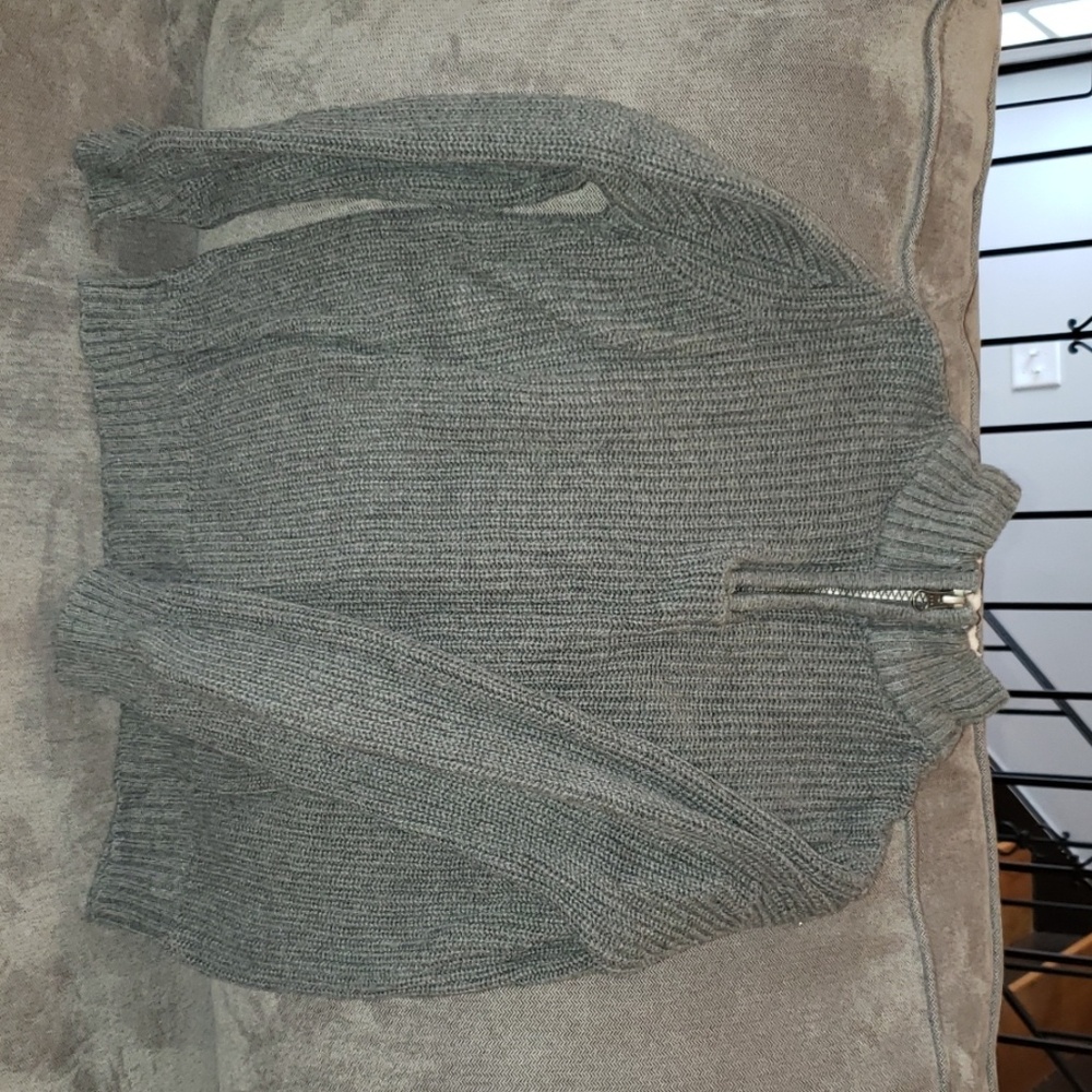 Gray sweater